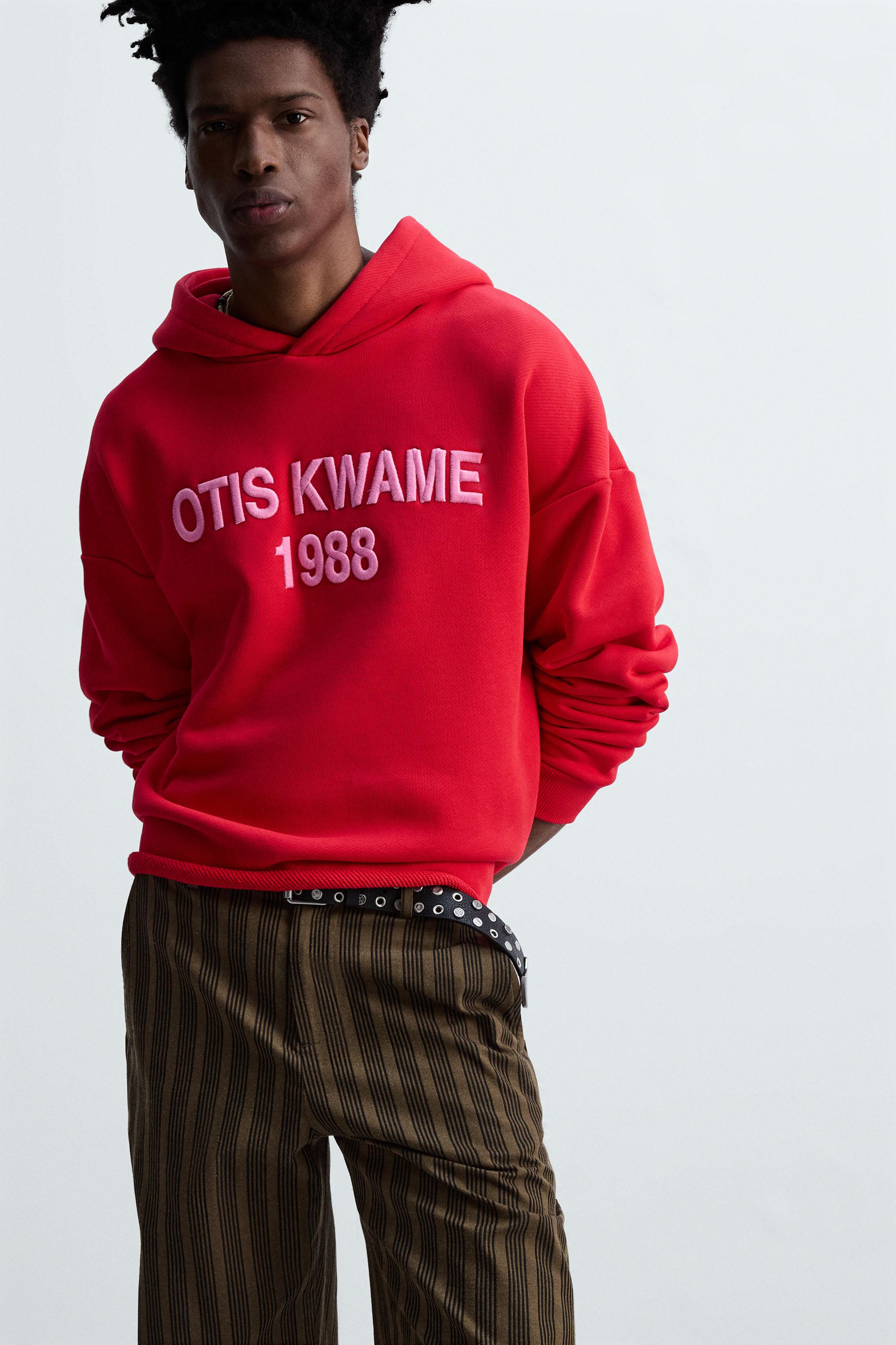 EMBROIDERED HOODIE SWEATSHIRT © OTIS KWAME KYE QUAICOE
