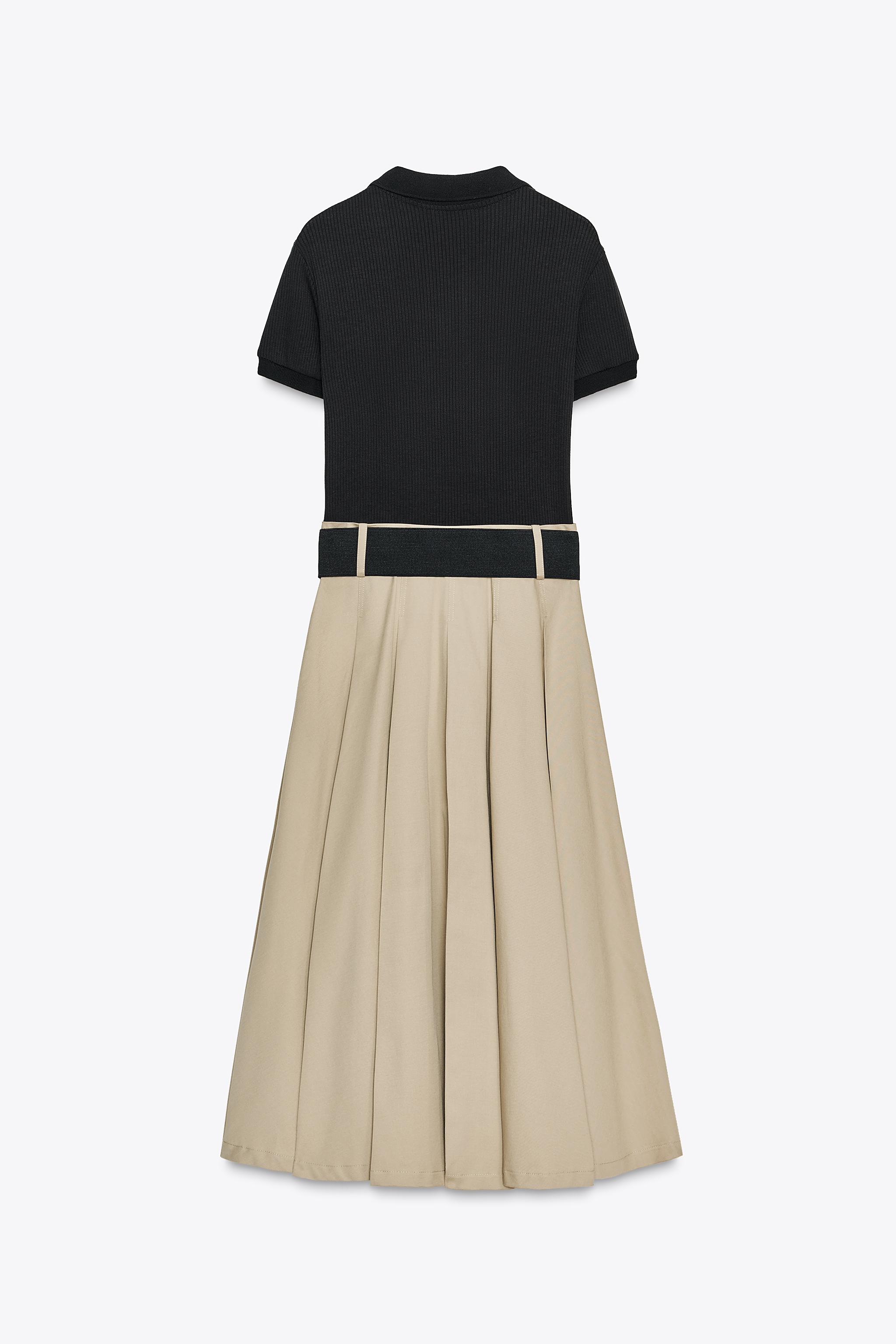 COMBINATION BELTED DRESS