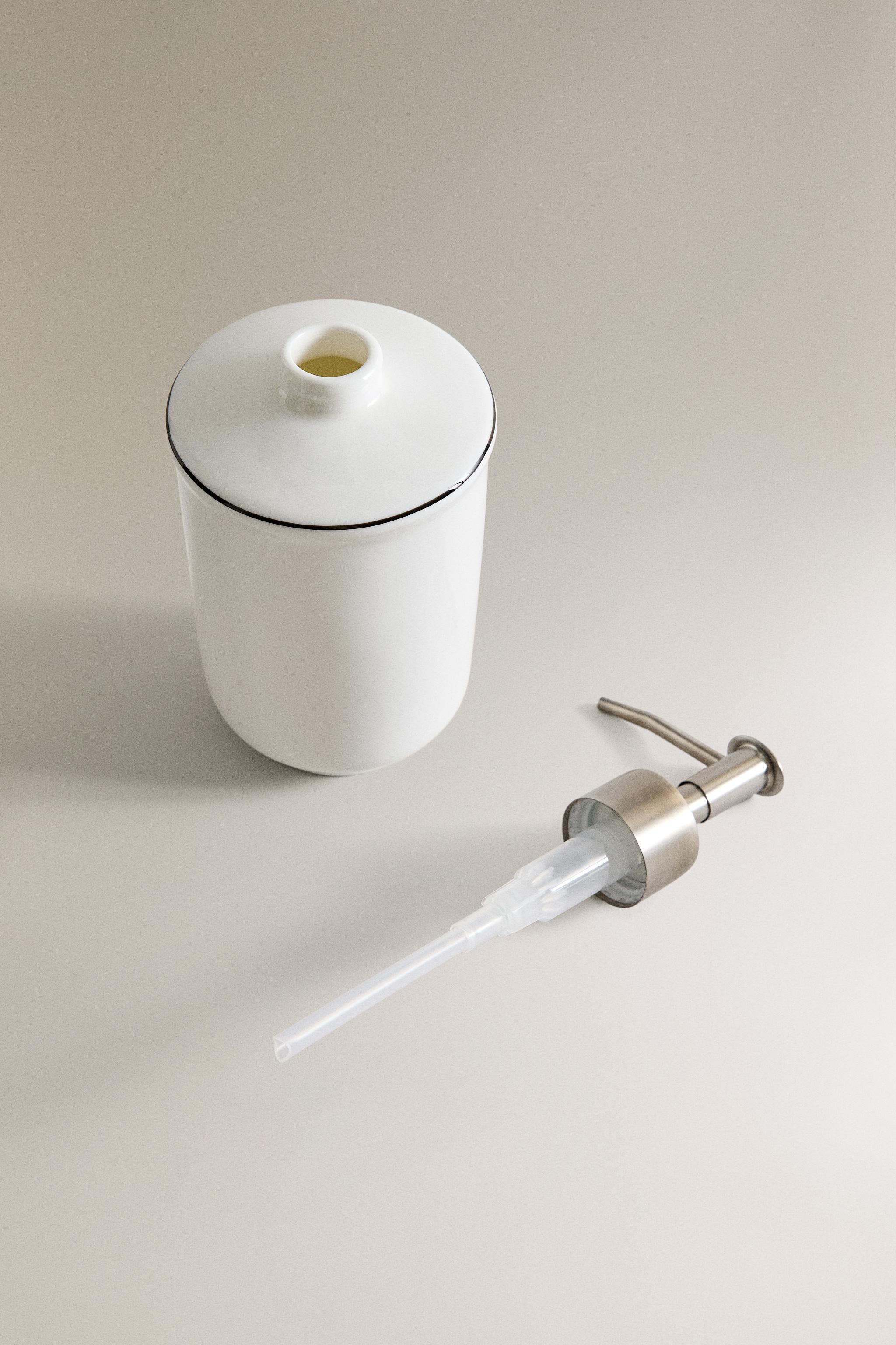 BONE CHINA SOAP DISPENSER
