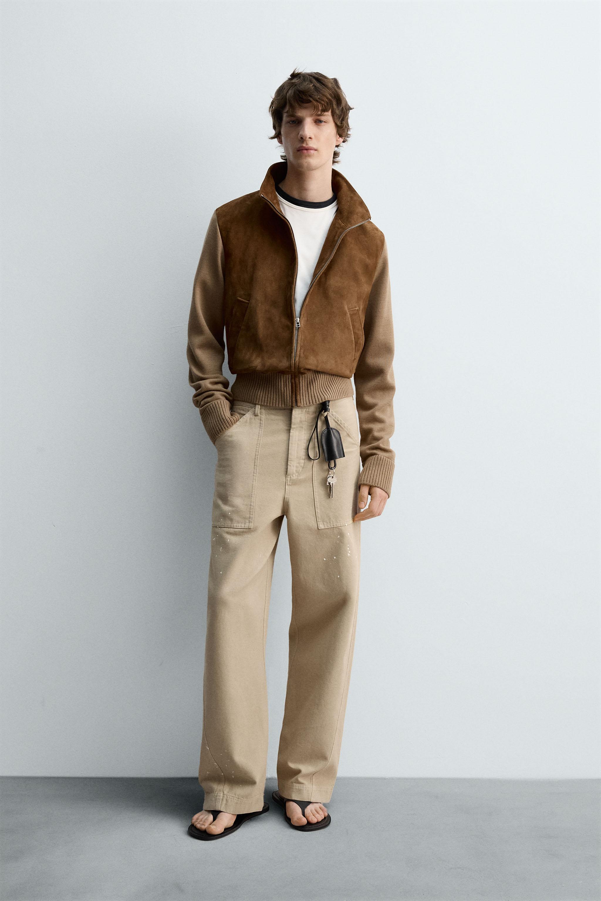 LEATHER COMBINATION JACKET LIMITED EDITION