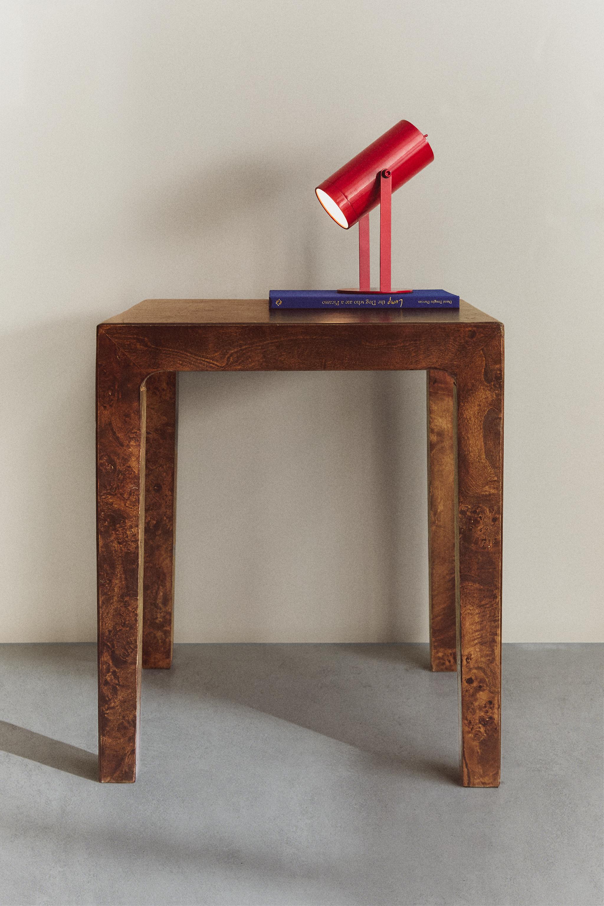 DARK WOODEN SIDE TABLE