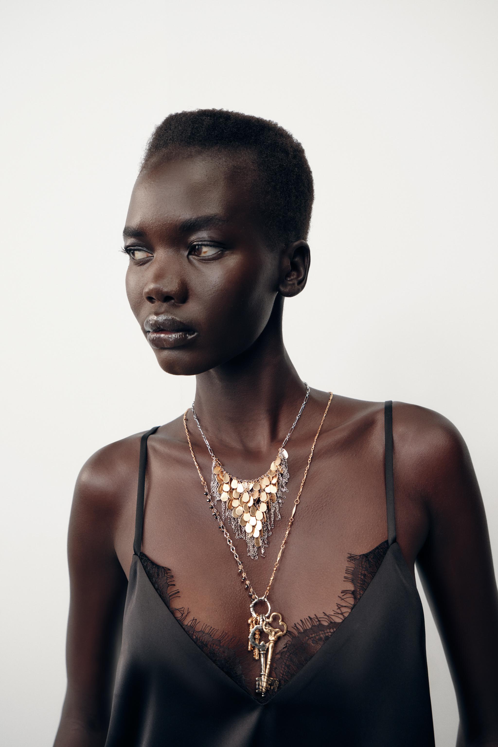 2-PACK OF COMBINATION PLATE AND KEY NECKLACES