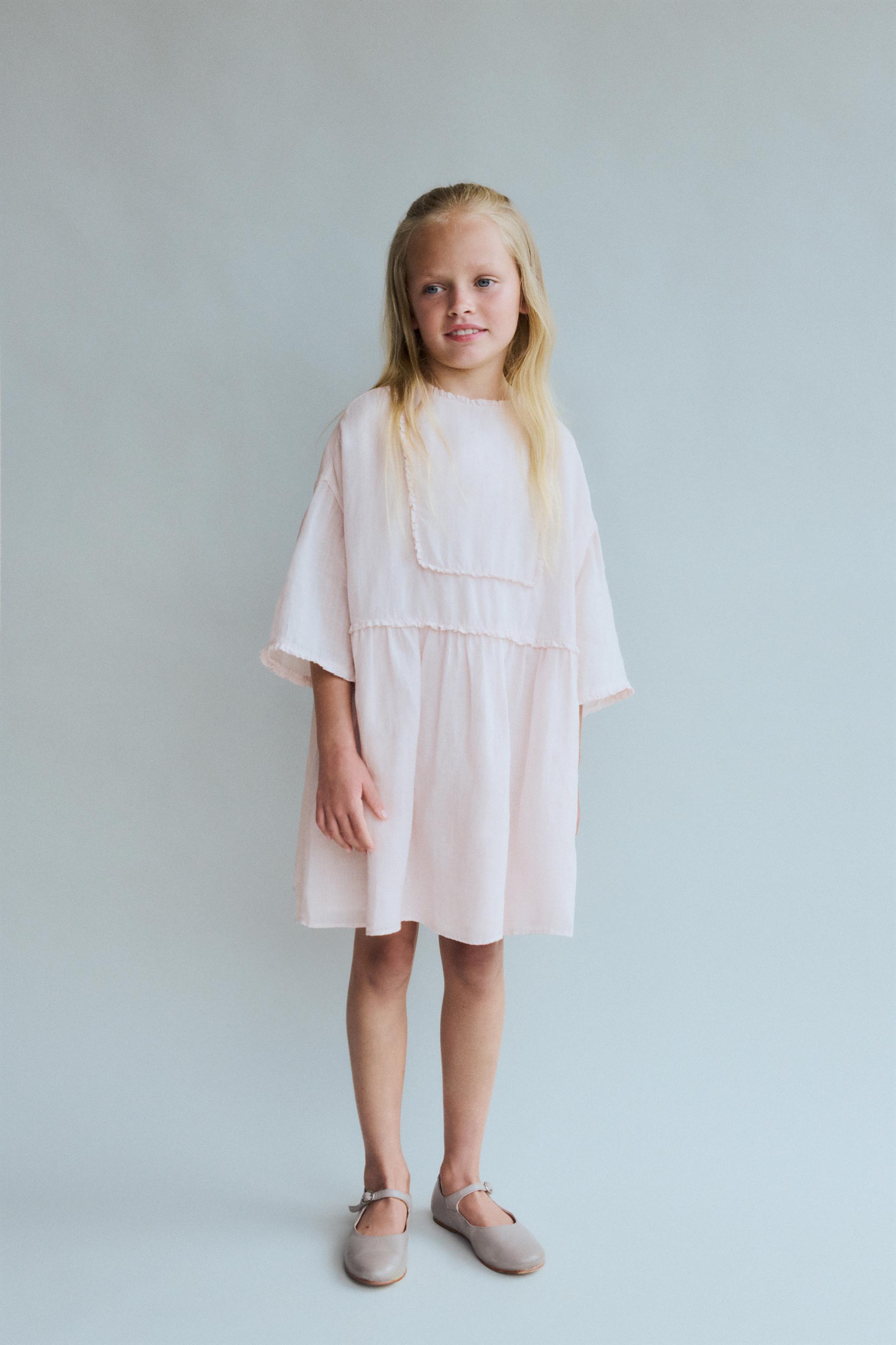 6-10 YEARS/ 100% RAMIE LIMITED EDITION DRESS