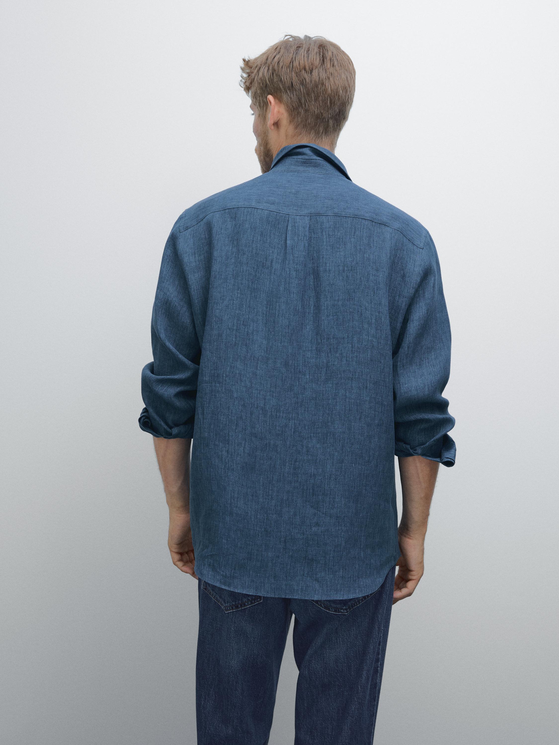 Regular fit faded shirt