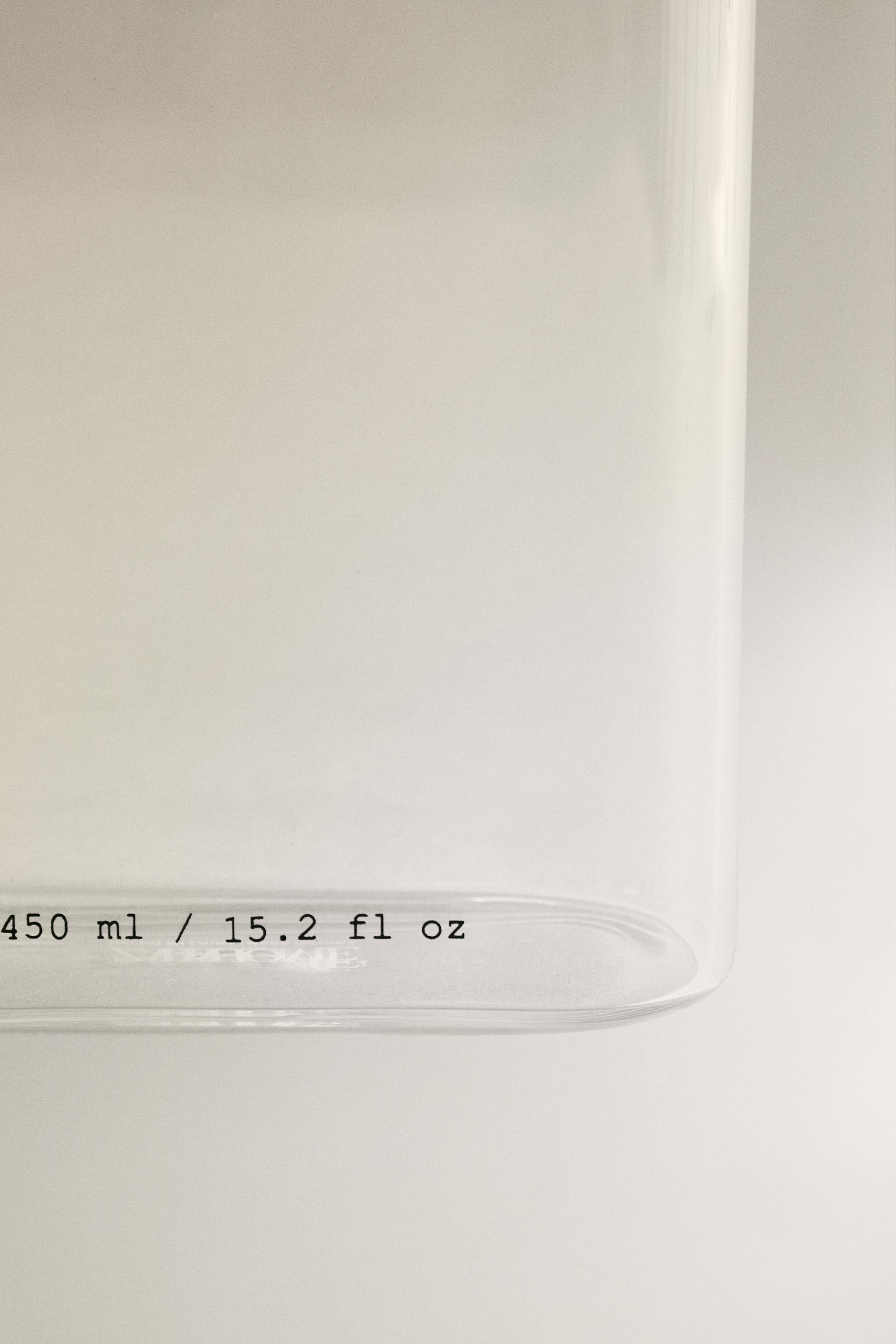 BOROSILICATE GLASS TOOTHBRUSH HOLDER WITH LETTERS