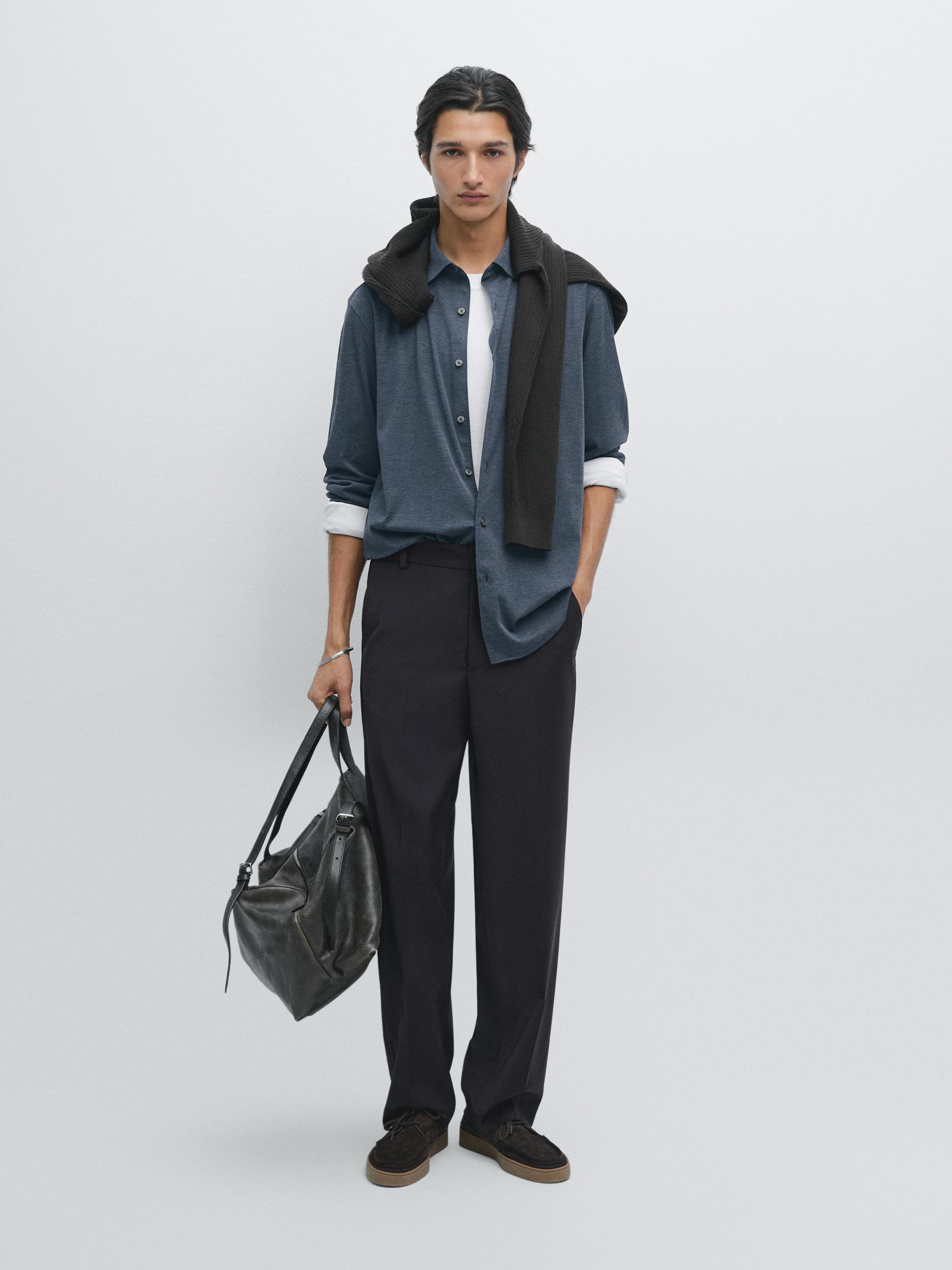 Slim fit stretch shirt