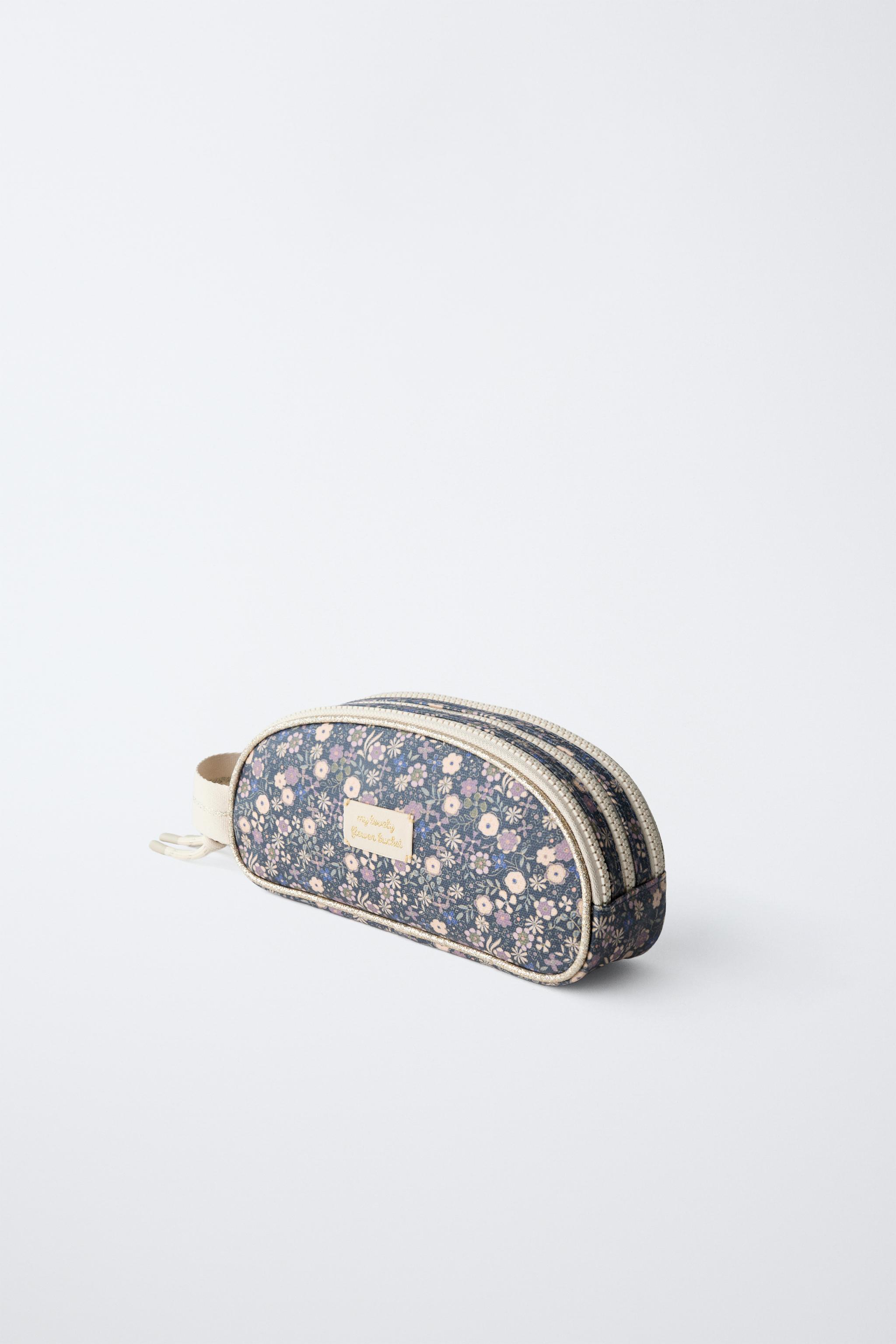 FLORAL SCHOOL PENCIL CASE