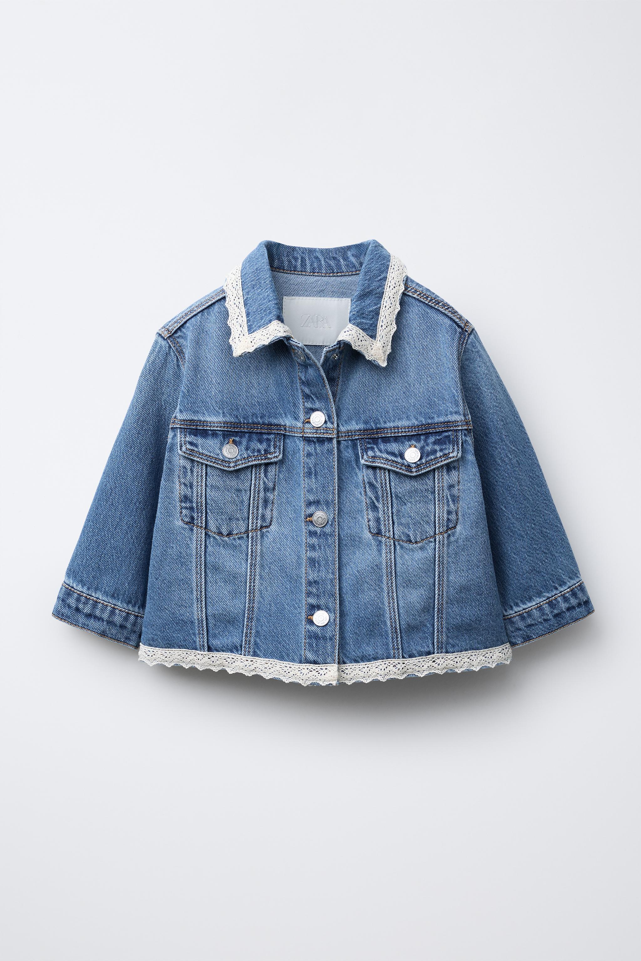 LACE DENIM JACKET