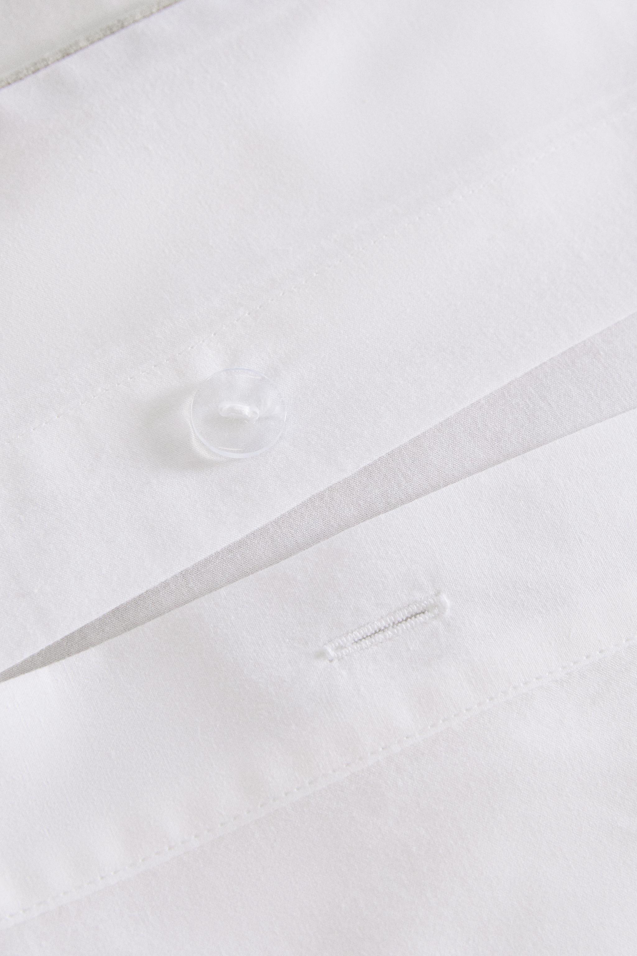 COTTON DUVET COVER WITH BORDER