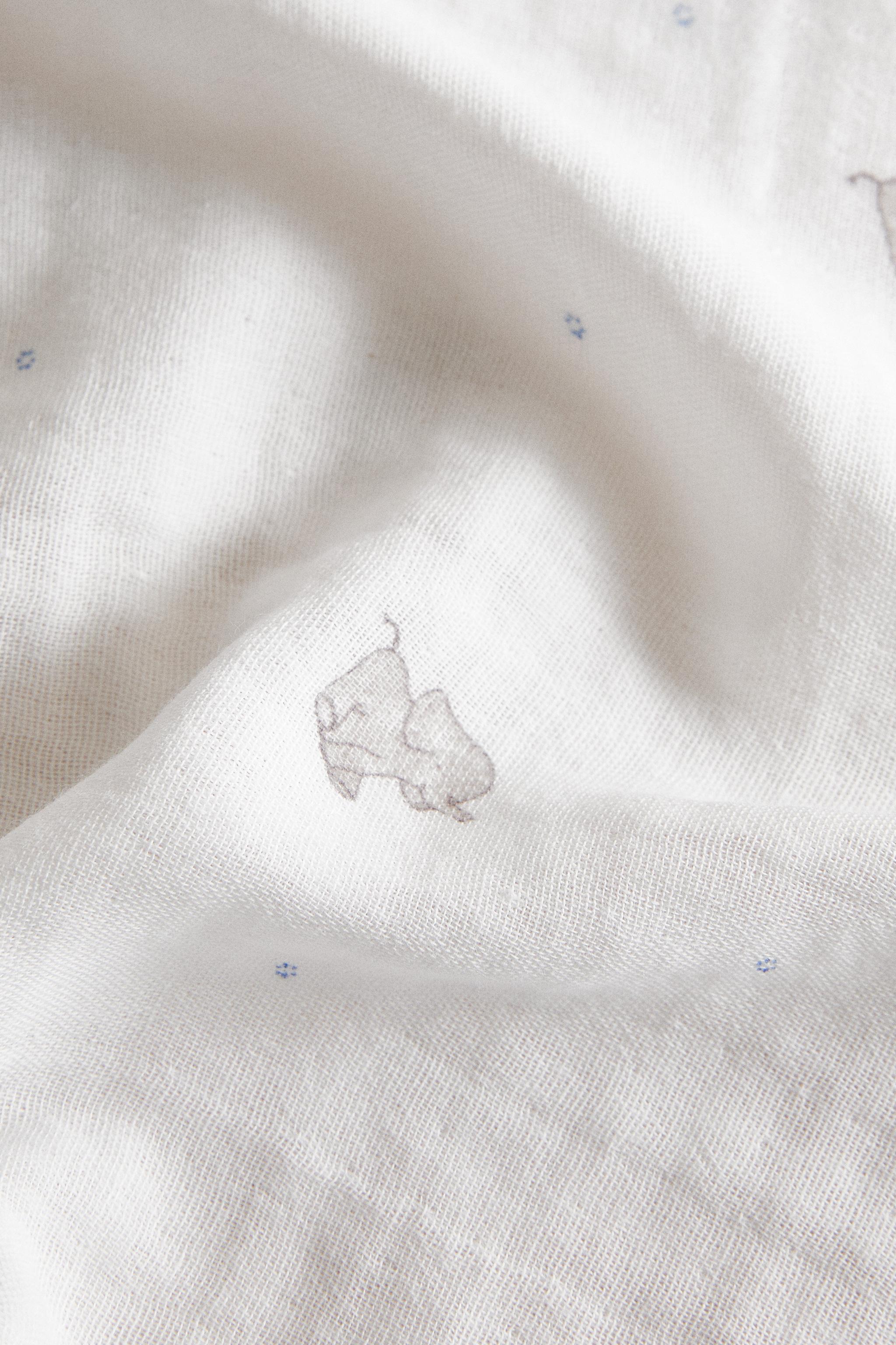 SET OF CHILDREN'S ELEPHANT MUSLIN CLOTHS (SET OF 3)