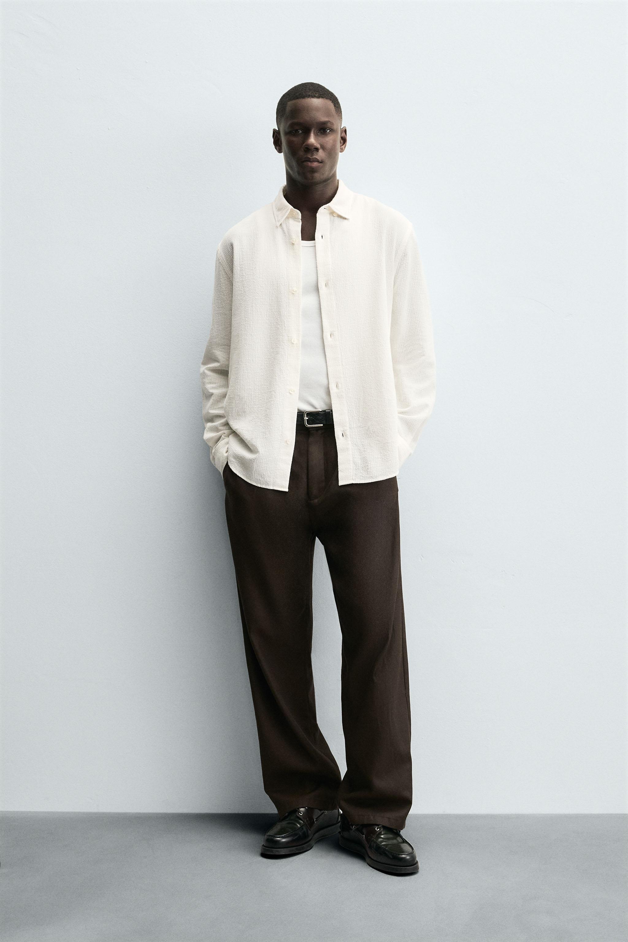 TEXTURED CHECKERED SHIRT