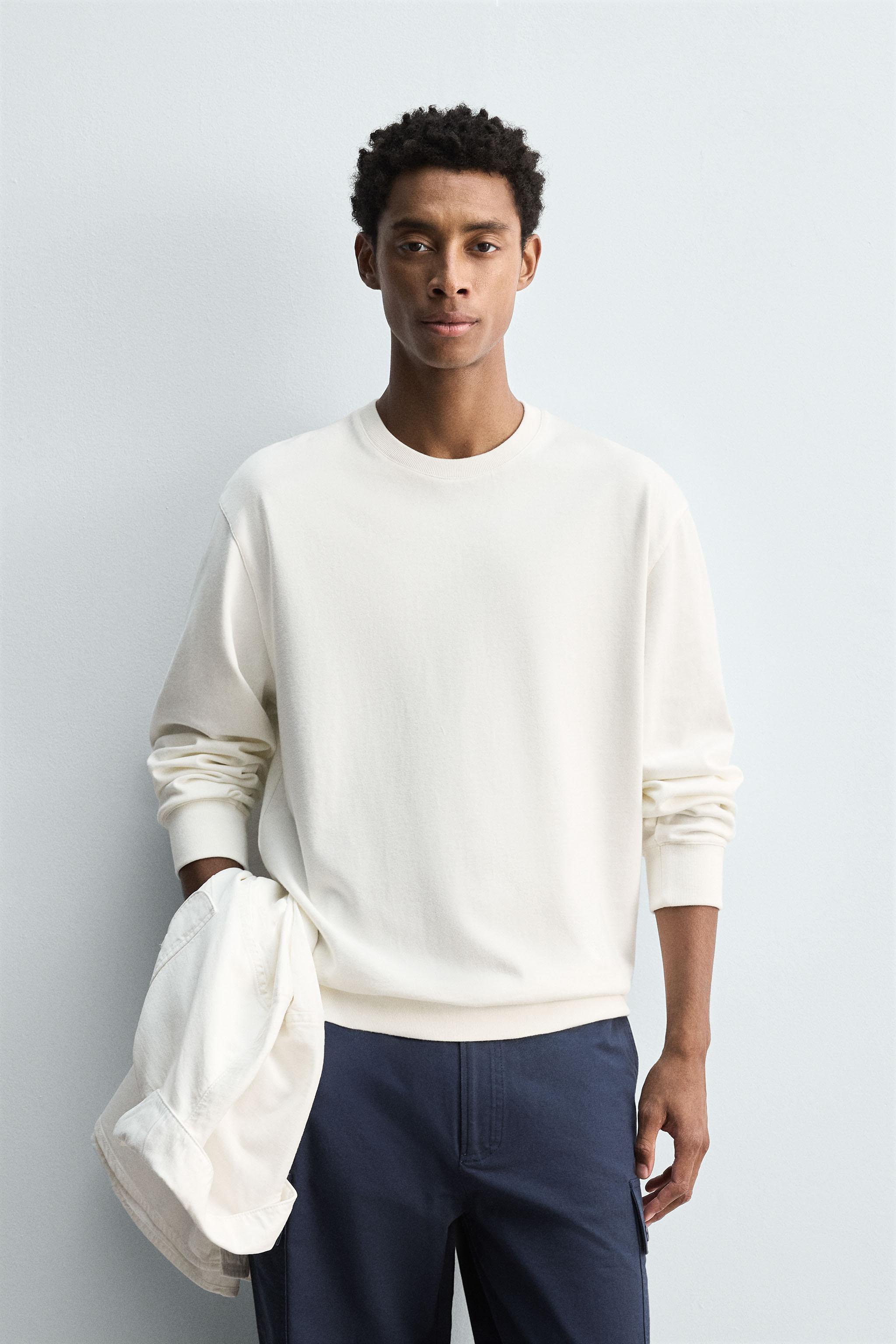 SOFT CREWNECK WASHED SWEATSHIRT