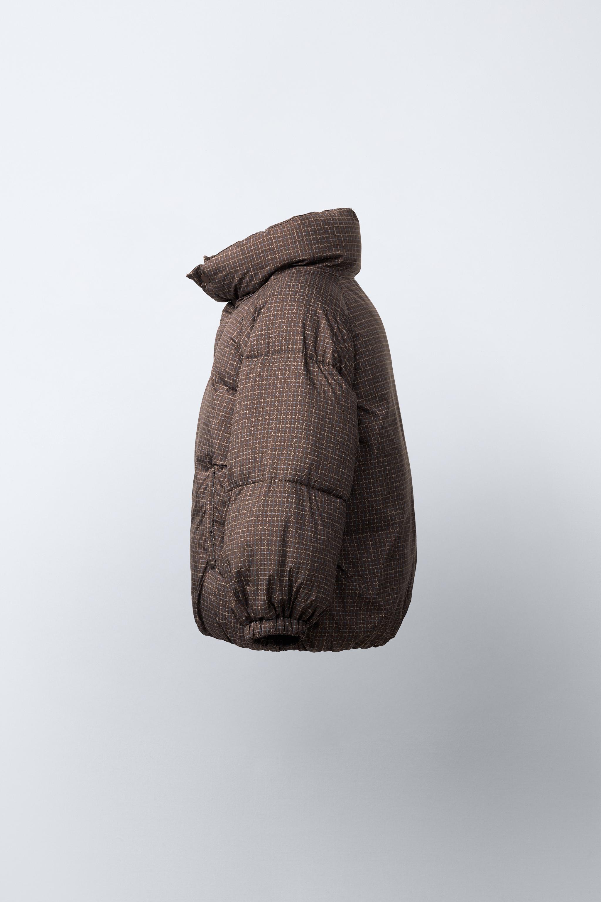 CHECKERED PUFFER JACKET