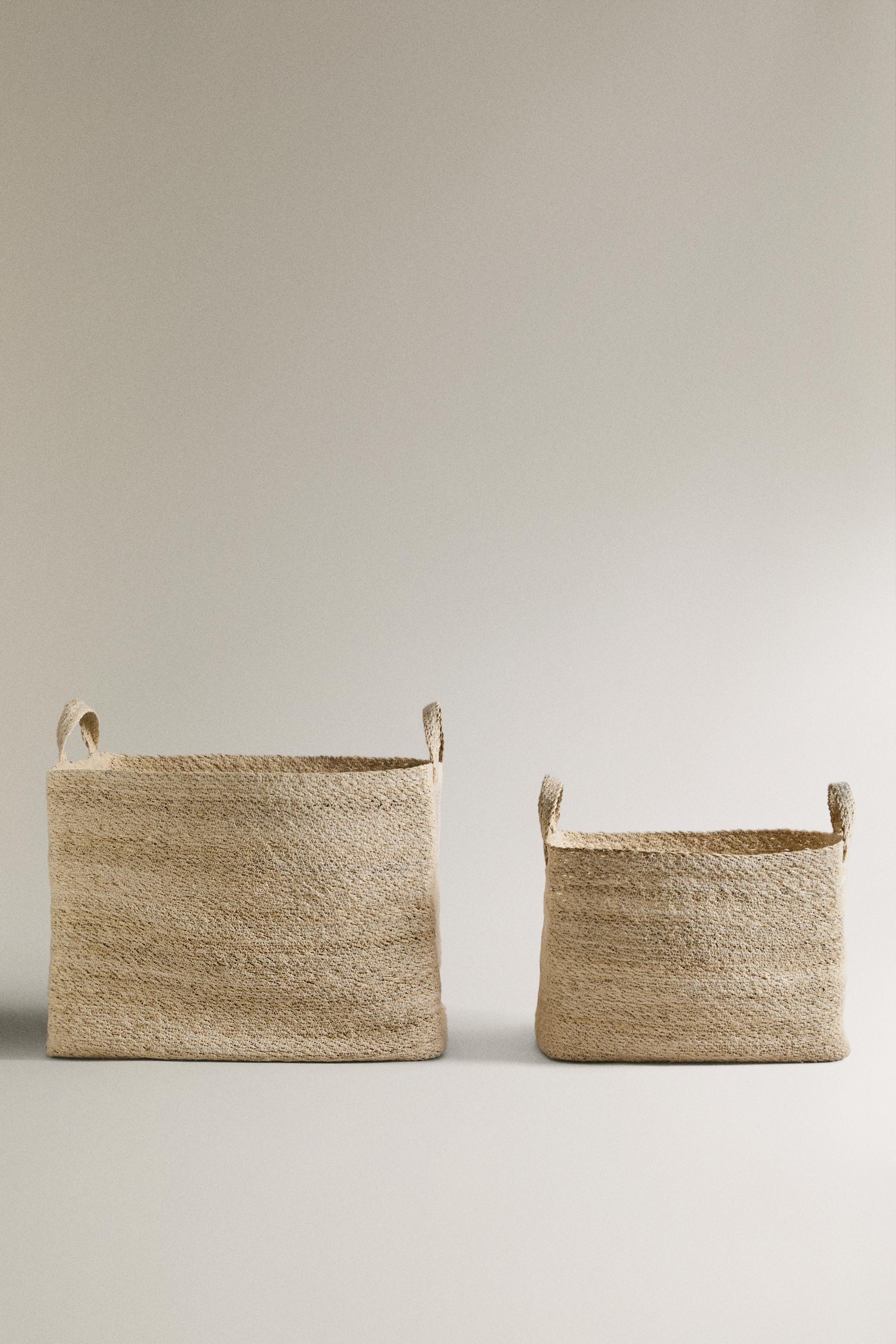 RECTANGULAR SEAGRASS BASKET