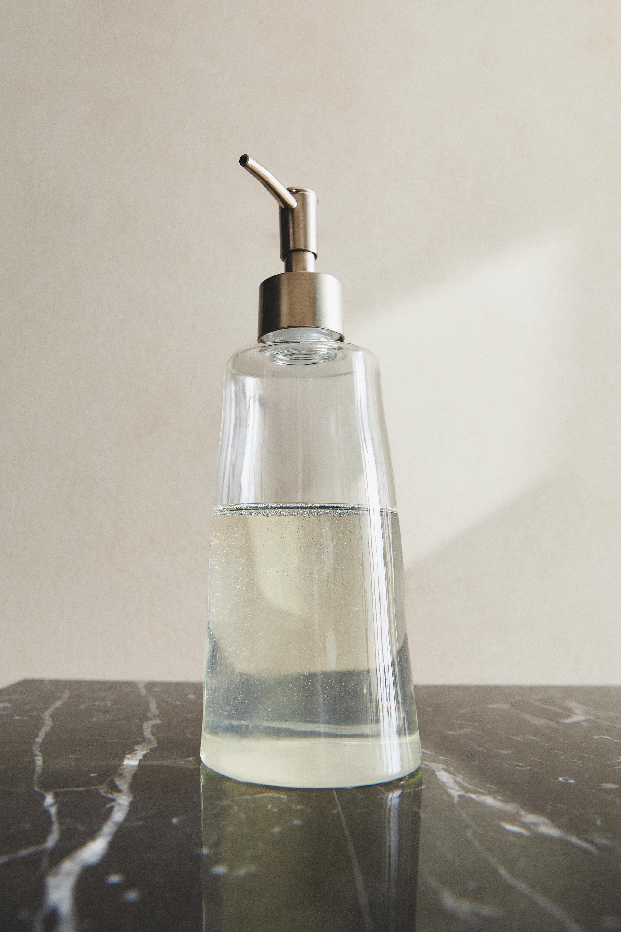 BOROSILICATE GLASS SOAP DISPENSER