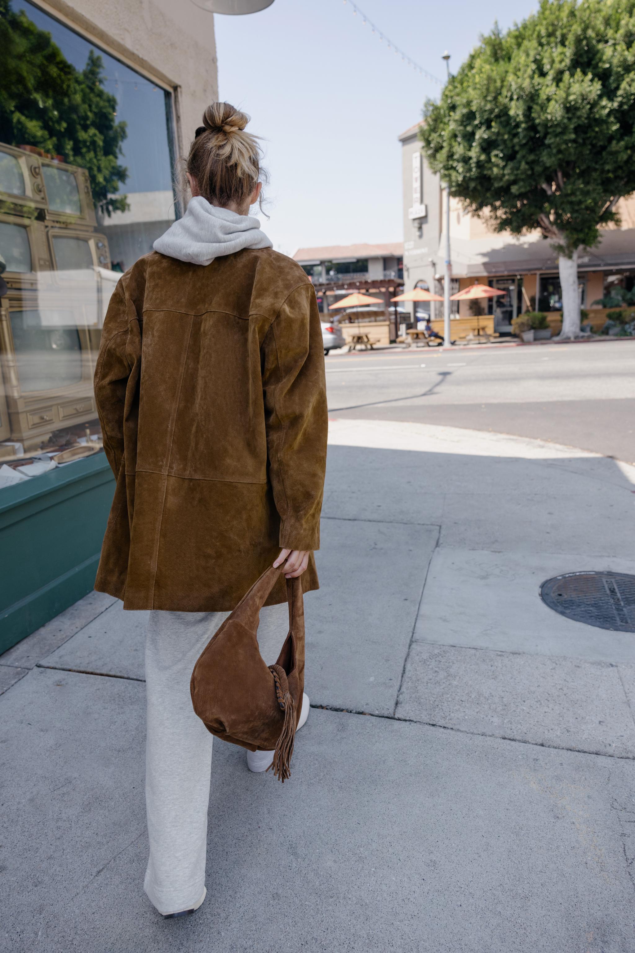 100% LEATHER LONG JACKET