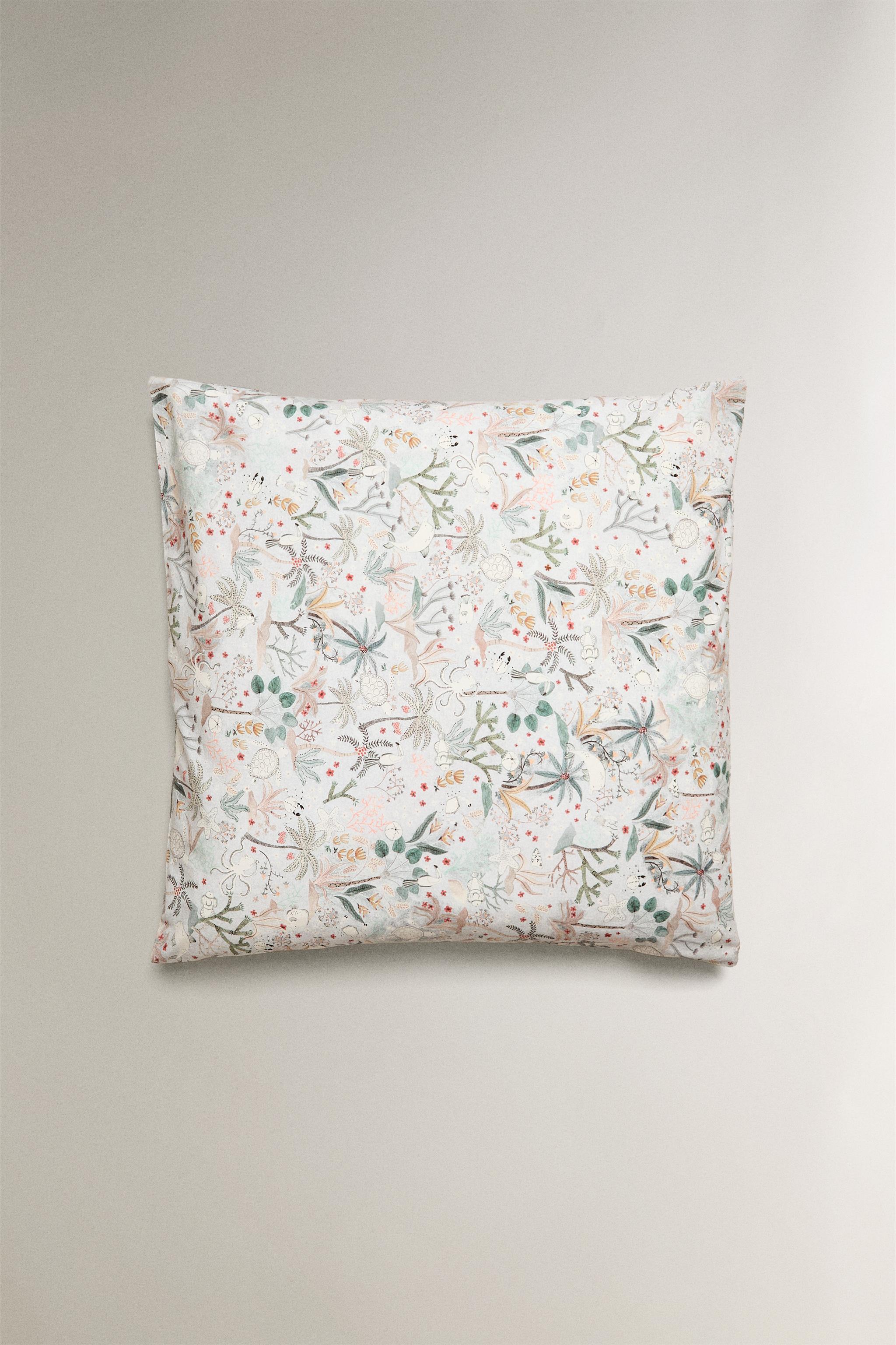 CHILDREN’S SEA PRINT PILLOWCASE