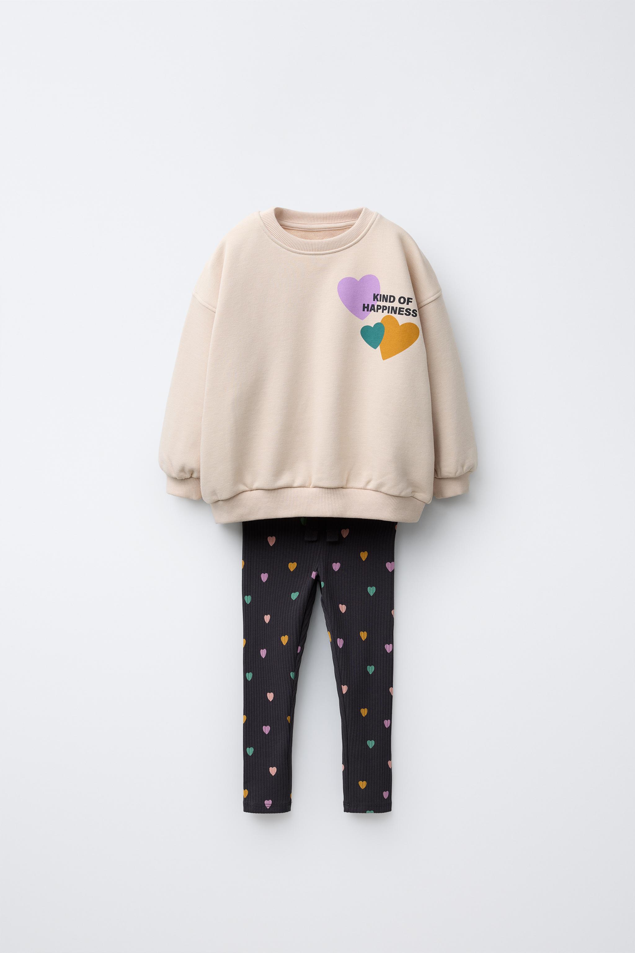PRINTED SWEATSHIRT AND LEGGING SET