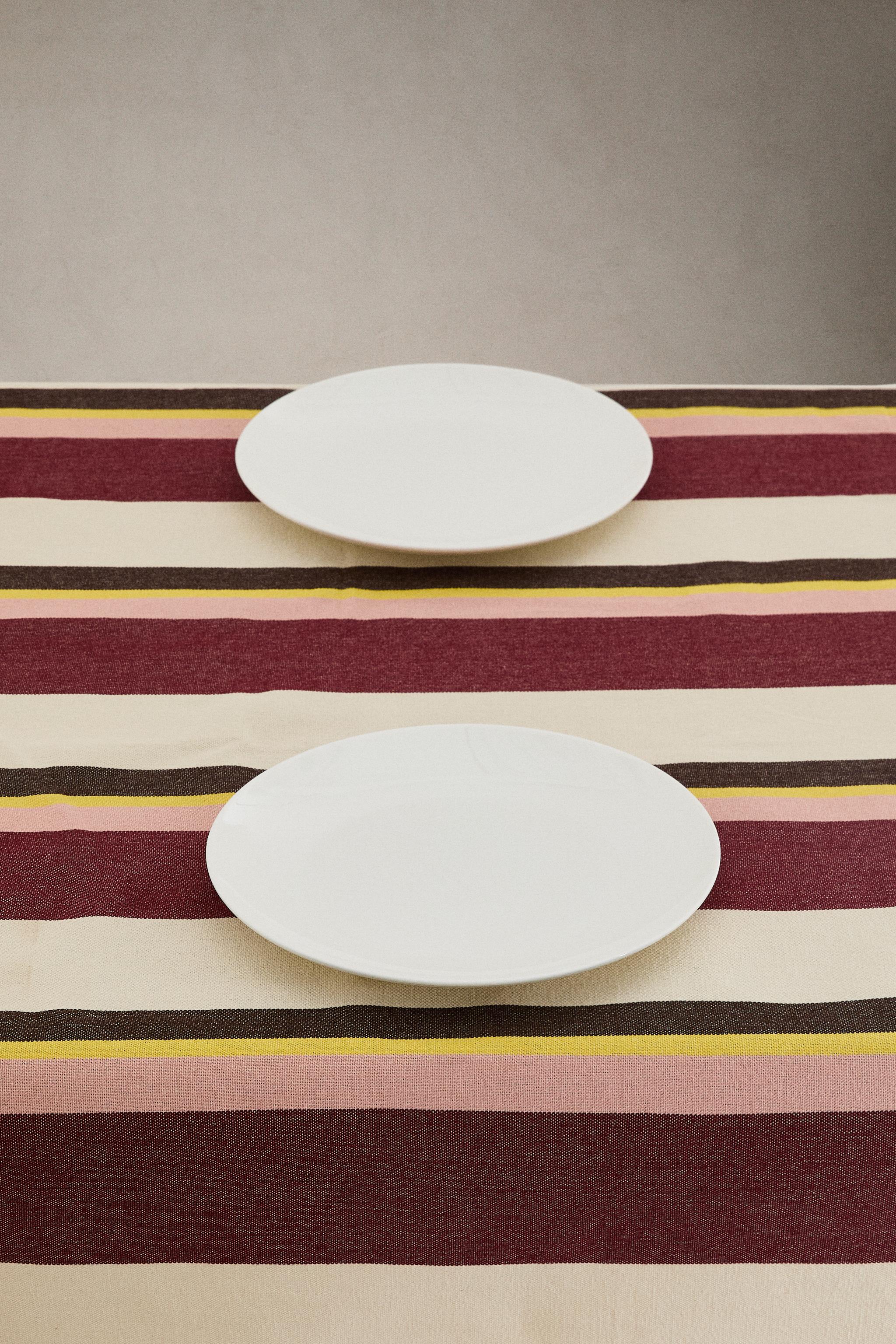 STRIPED COTTON TABLECLOTH X COLLAGERIE