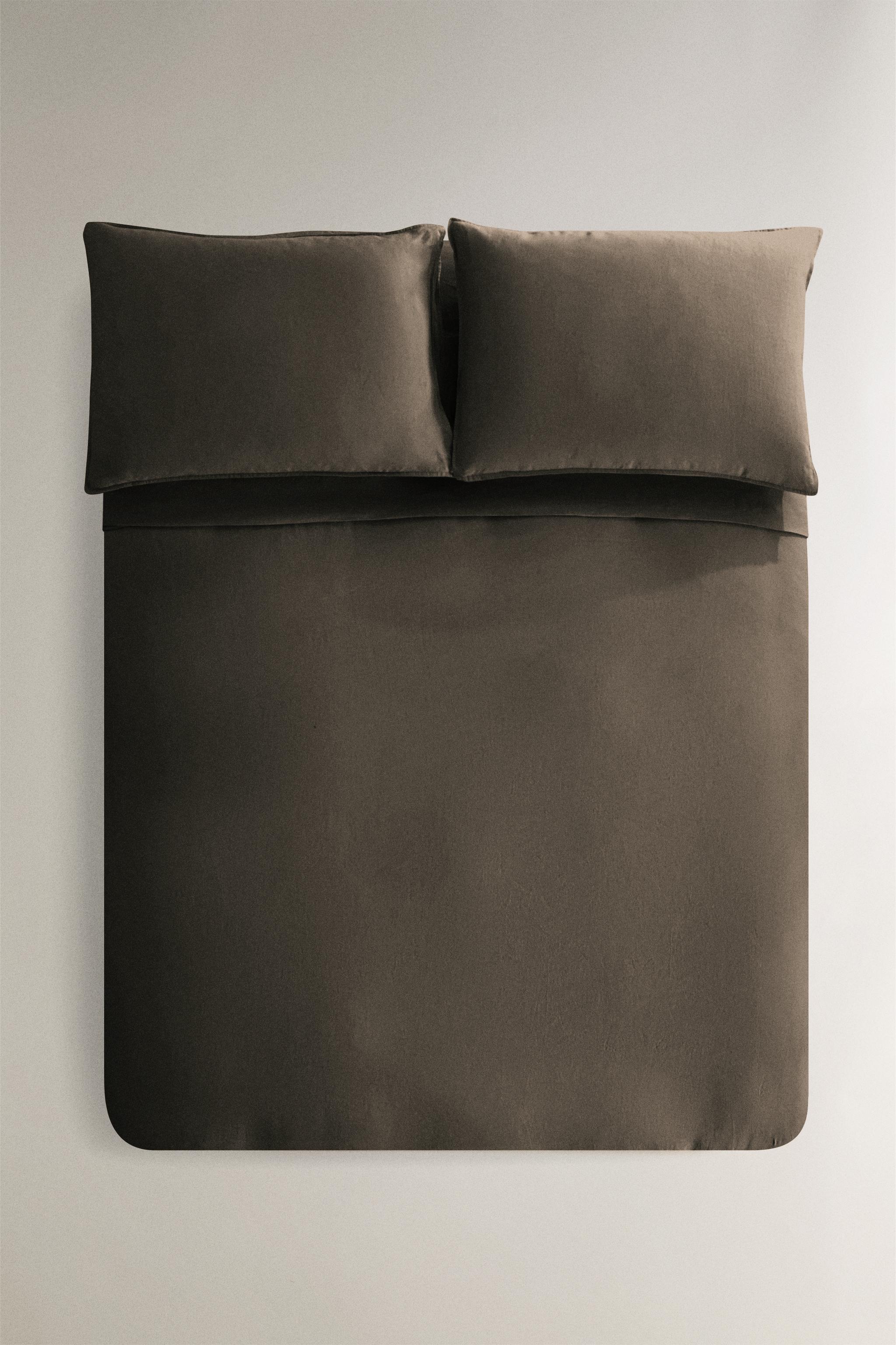 WASHED LINEN DUVET COVER (140 GXM²)