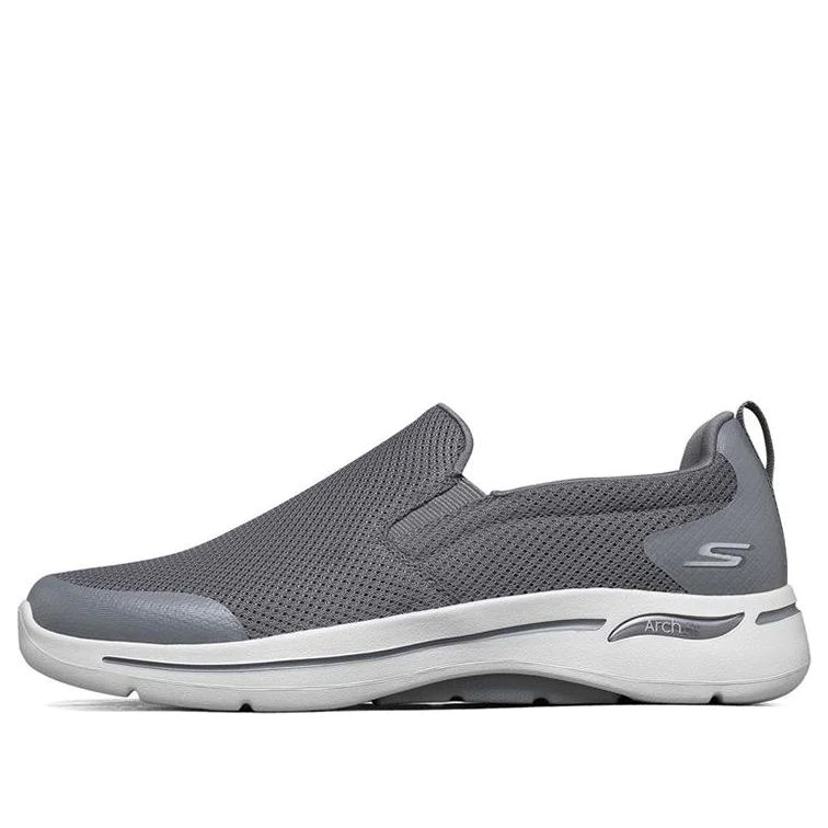 Go Walk Arch Fit Low-Top Running Shoes Grey 216121-CHAR