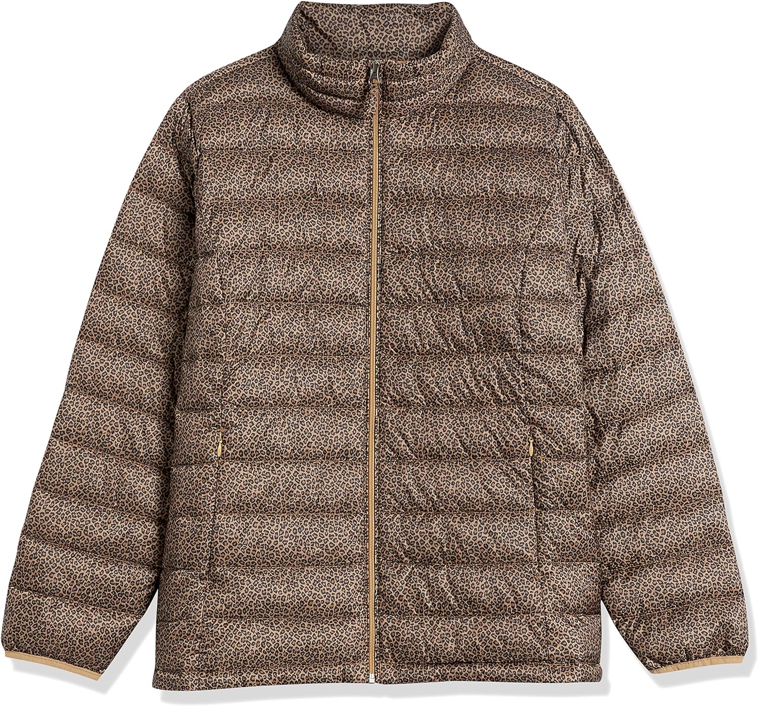 Amazon Essentials Women's Lightweight Long-Sleeve Water-Resistant Packable Puffer Jacket (Available in Plus Size)