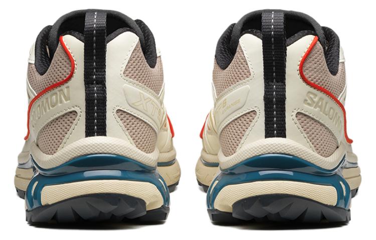 'Beige White Blue' Hiking Shoes