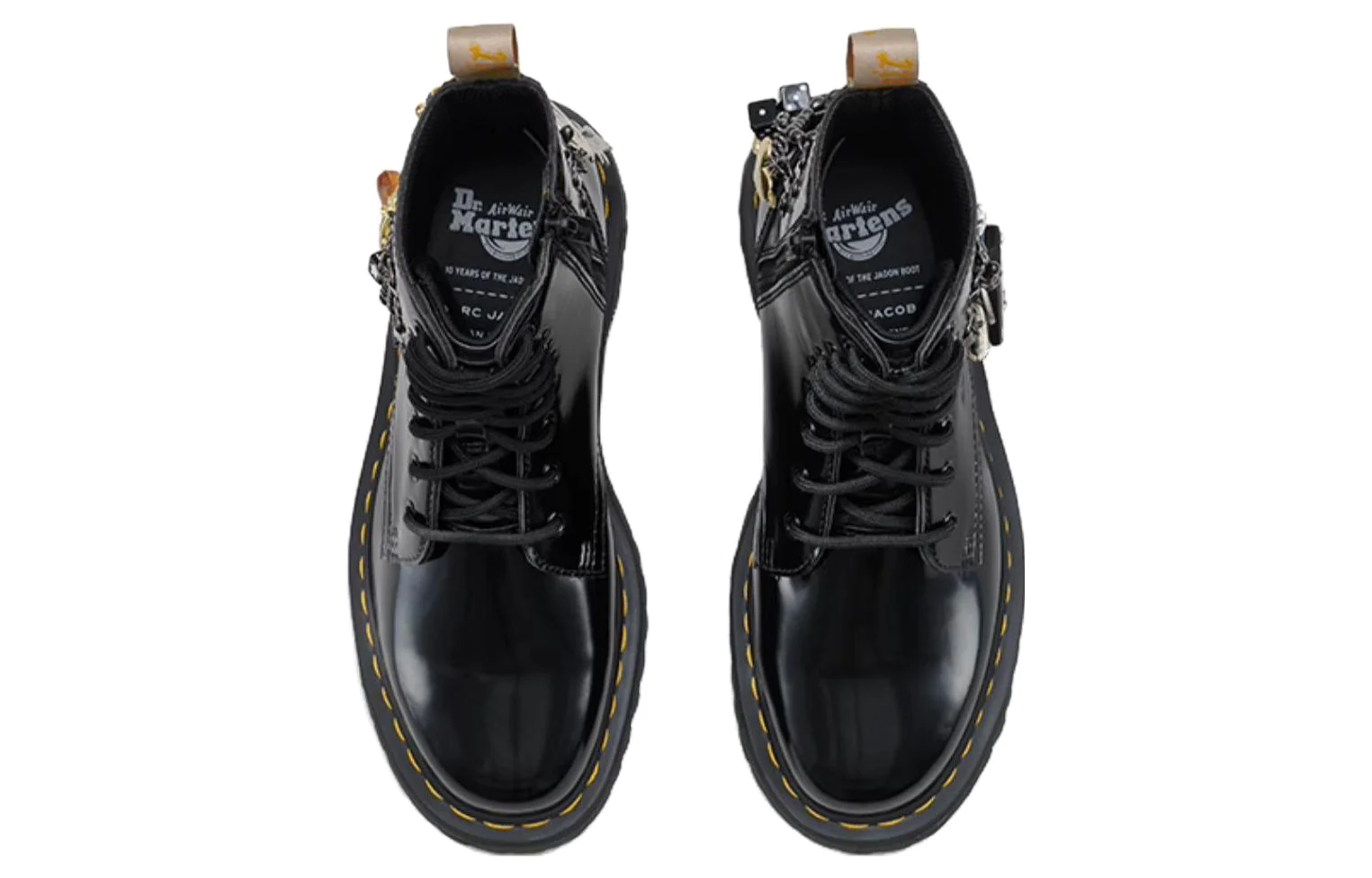 (WMNS) Dr.Martens x MARC JACOBS Charm Jadon Boots 'Black' 2S3FBO001F03