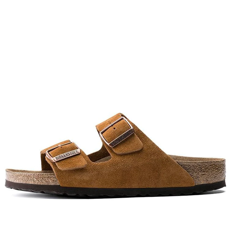 Arizona Series Cowhide Suede Light Nrown Version Sandals 1009526