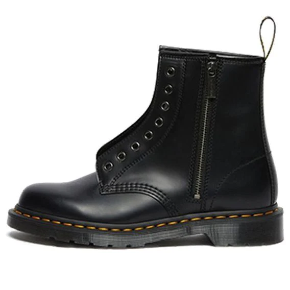 Dr.Martens 1460 Elastic Smooth Leather Lace Up Boots 'Black' 26731001