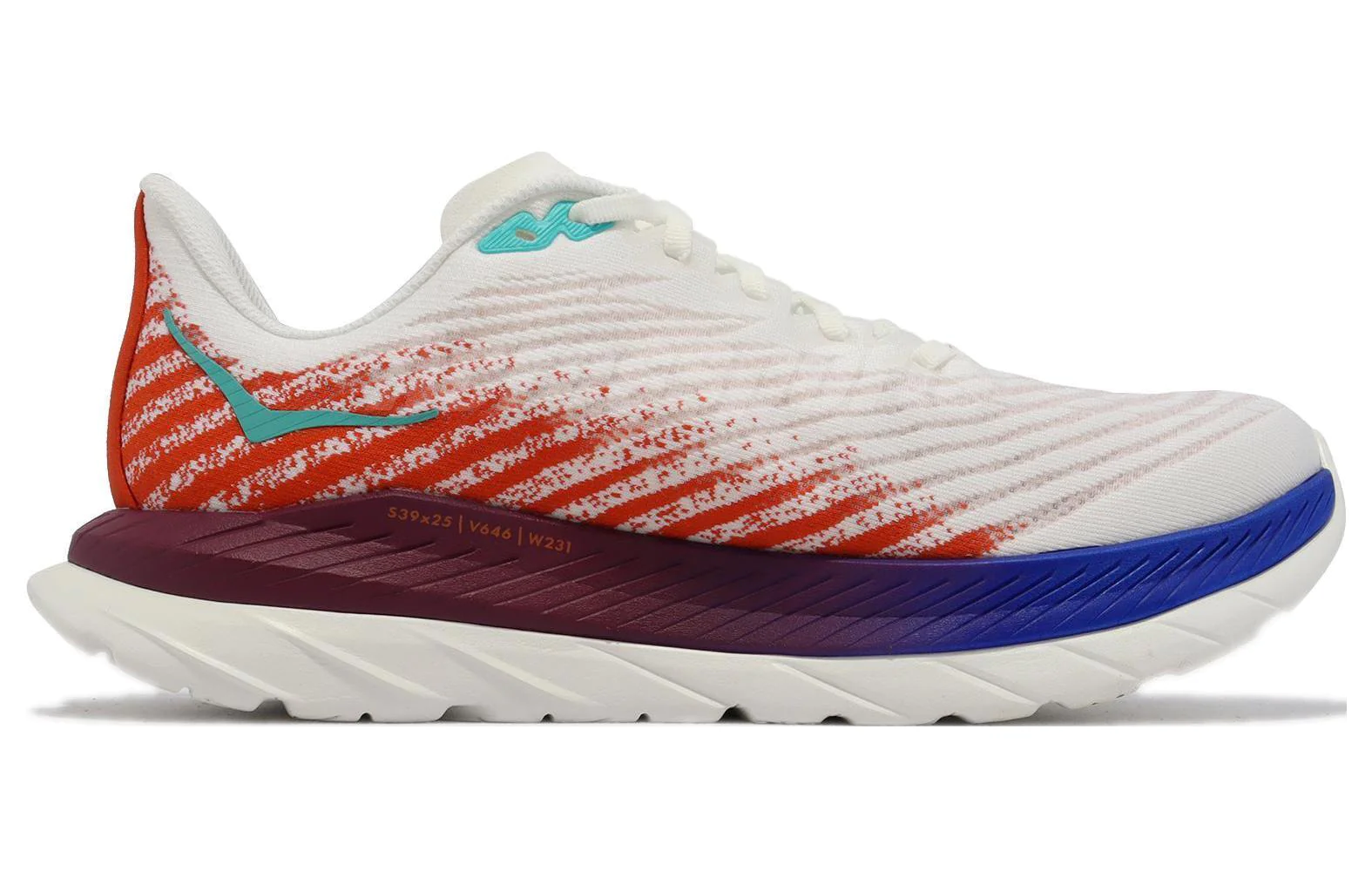 (WMNS) Mach 5 Wide 'White Fire Red' 1136678-WFM