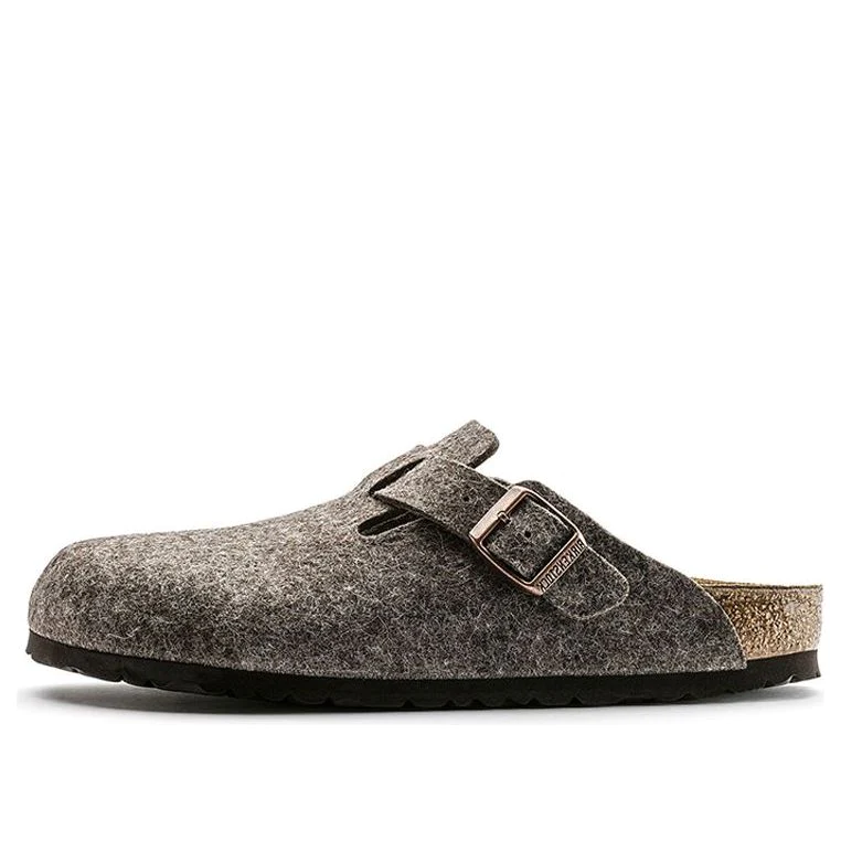 'Wool Felt Cacao' Sandals