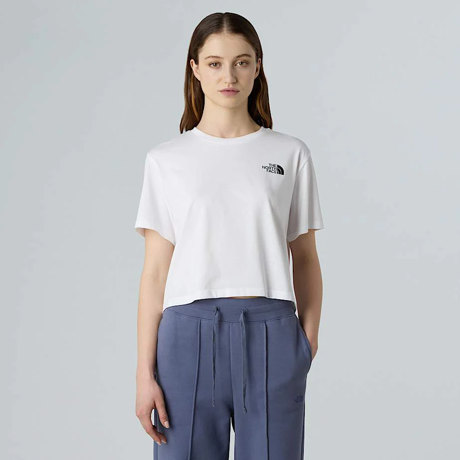 Women's Cropped Simple Dome T-Shirt