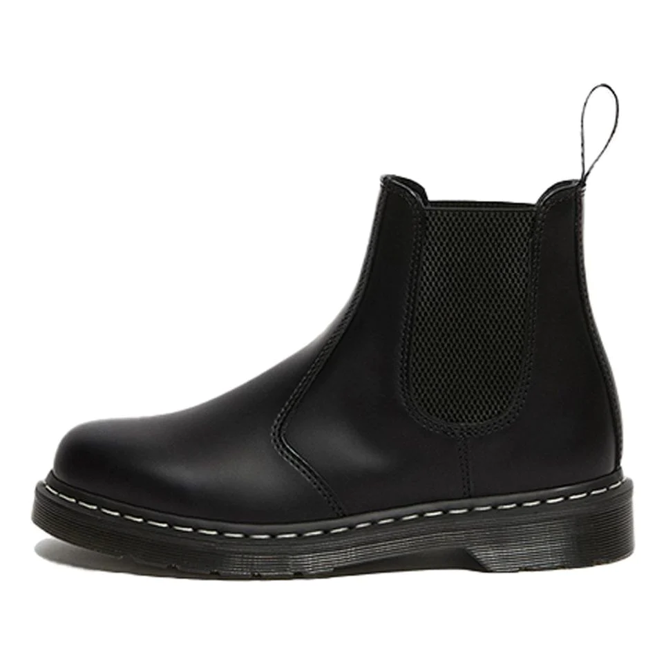 Dr.Martens 2976 White Stitch Leather Chelsea Boots 'Black' 26257001