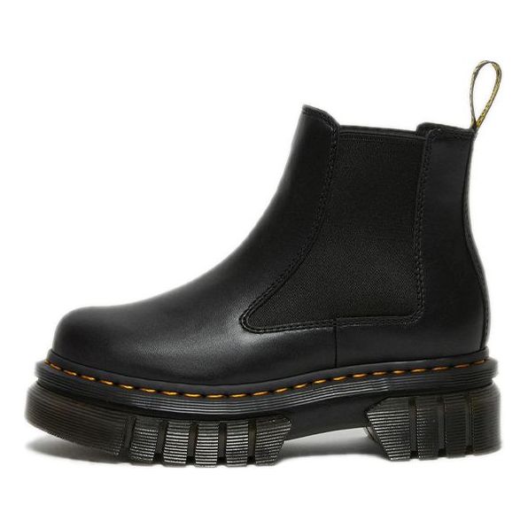Leather Platform Chelsea Boots