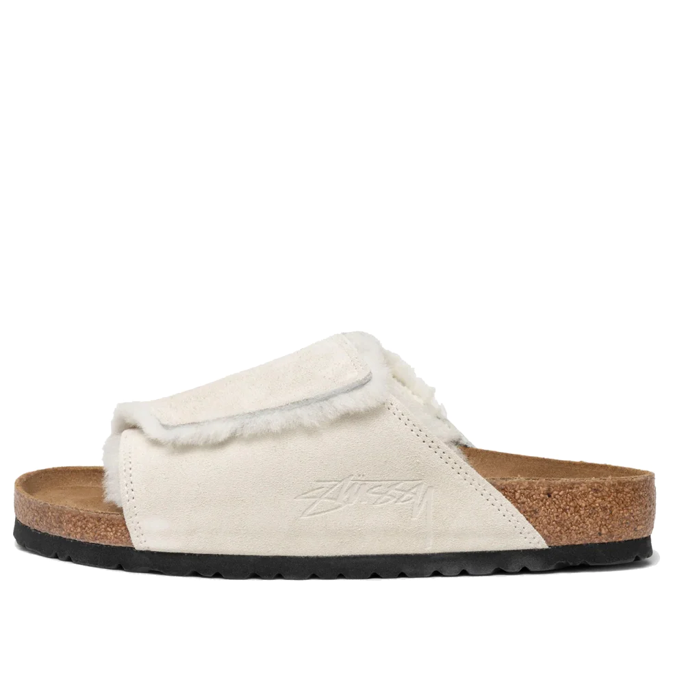 x Stussy Solana Shearling Slide 'Bone' 1027679