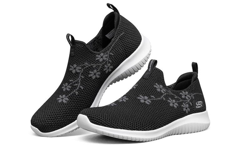 (WMNS) Ultra Flex Breathable Minimalistic Low Tops Athleisure Casual Sports Shoe Black 149431-BKW