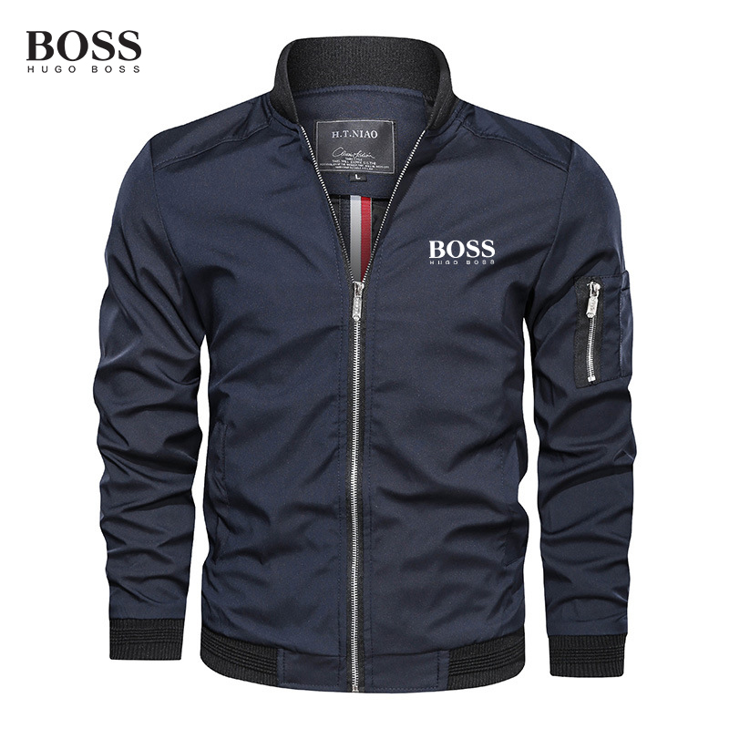Men's Baseball Collar Casual Jacket