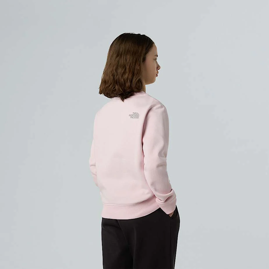 Girls' Reflective Logo Relaxed Sweatshirt