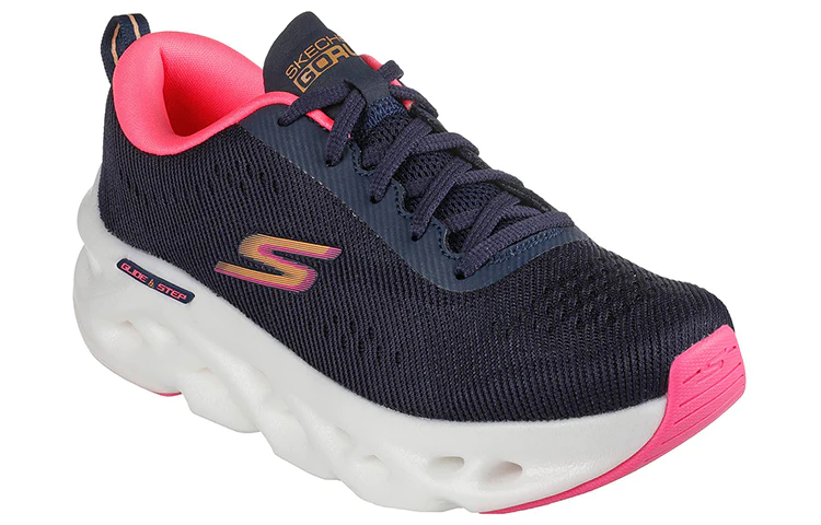 (WMNS) Go Run Glide-Step Max 'Blue Pink' 128791-NVY