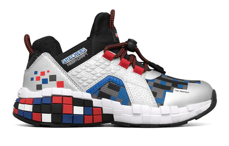 Mega-craft Running Shoes K Multi-color 'Black Silver Red' 402197L-BKSR