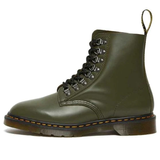 1460 Pascal Verso Stylish Simplicity waterproof Wear-resistant Mid Tops Martin boots Couple Style Green 26966272