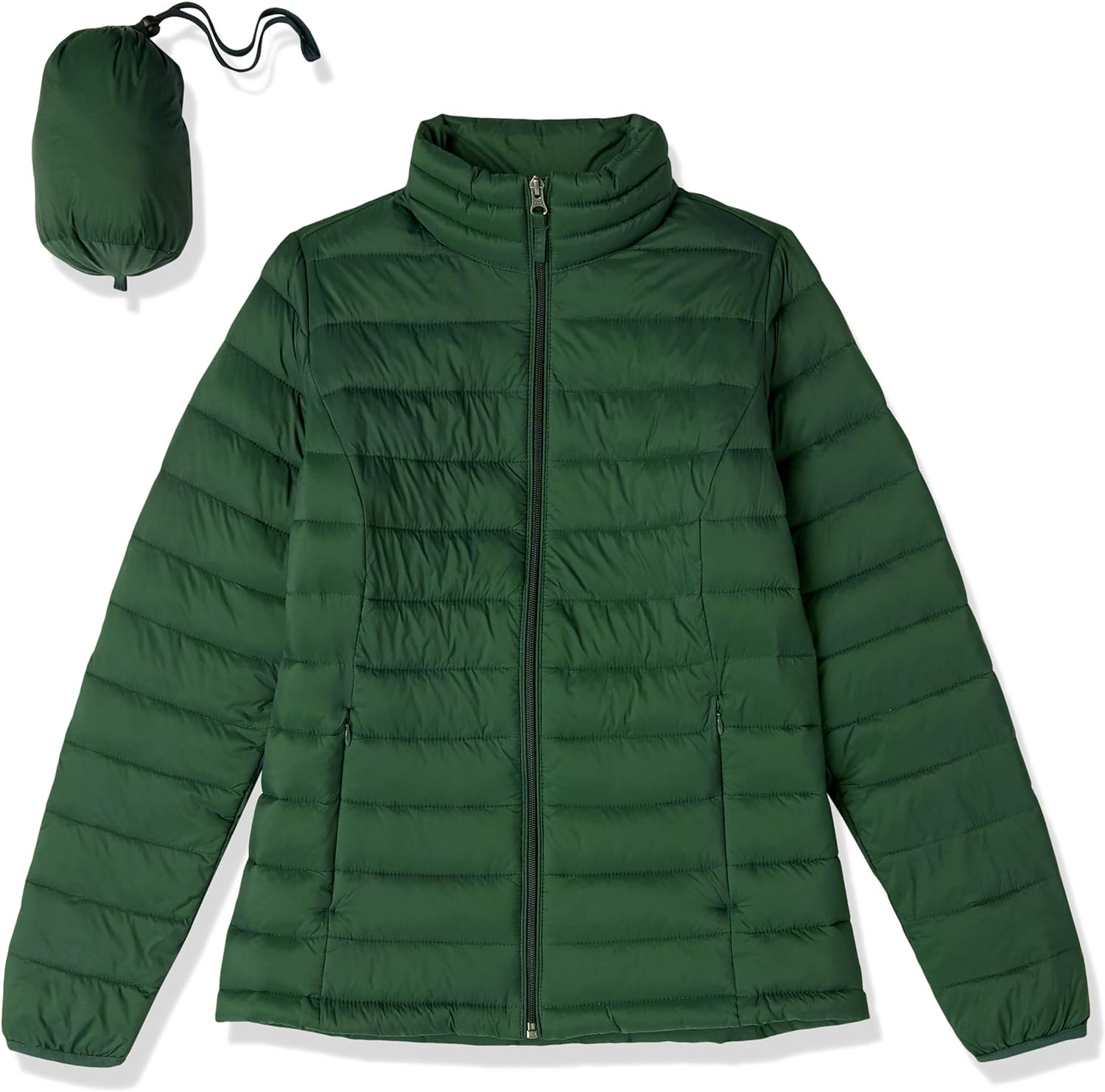 Amazon Essentials Women's Lightweight Long-Sleeve Water-Resistant Packable Puffer Jacket (Available in Plus Size)