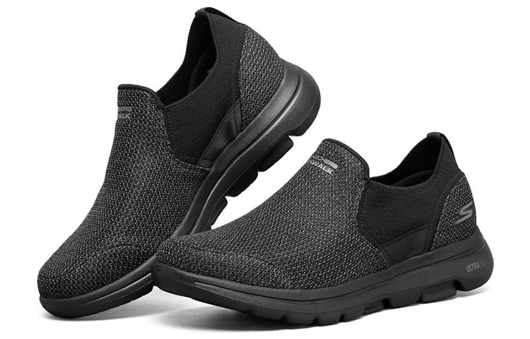 Go Walk 5 Low-Top Grey/Black 216027-BKCC