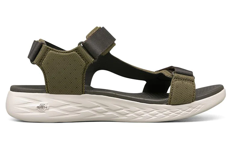 On The Go 600 Velcro Olive Green Sandals 55383-OLV