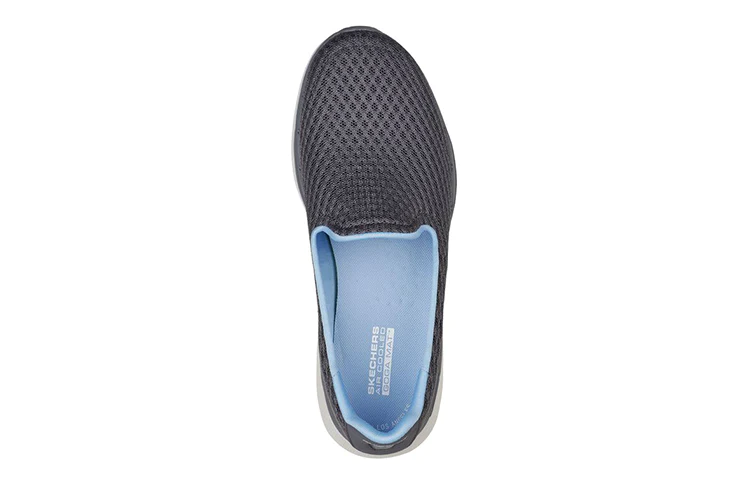 (WMNS) Go Walk 6 Low Loafer Grey/Blue 124508-GYBL
