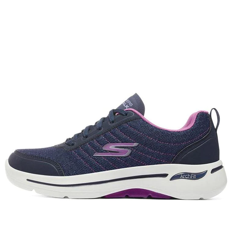 (WMNS) Go Walk Arch Fit-True Vision Sports Shoes Blue/Purple 124484-NVPR