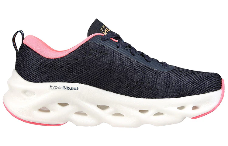 (WMNS) Go Run Glide-Step Max 'Blue Pink' 128791-NVY