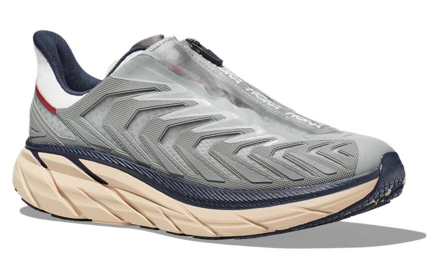 Project Clifton Knitted Running Shoes 'Grey Beige' 1127924-LSSD