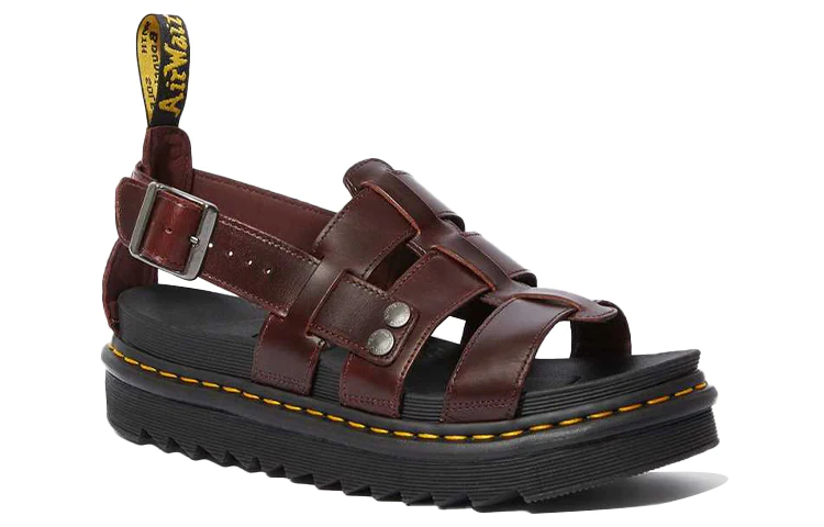 Terry Sandals Leather Brown 23521211